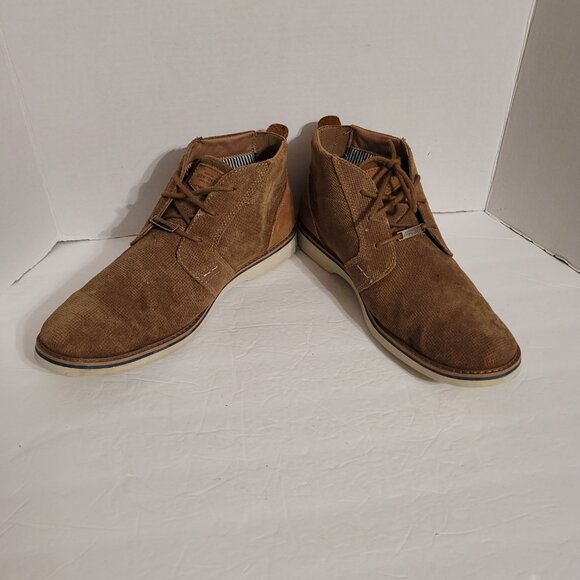 NUNN BUSH Men's Barklay Chukka Boots Men's Shoes Tan Brown Size 10.2M - Picture 6 of 11